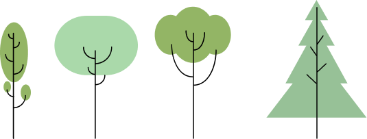 木々のイラスト