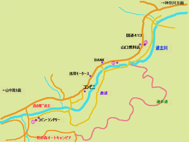 周辺図とお店の位置情報